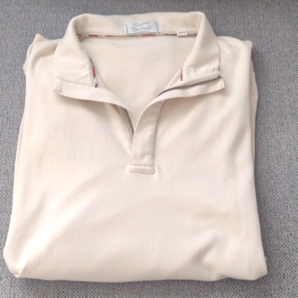 Mclhenny Dry Goods cream pullover sweater